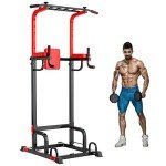 TLGREEN Power Tower Dip Station for Home Workouts