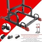 TLGREEN Power Tower Dip Station for Home Workouts