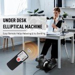 Under Desk Elliptical Machine with Remote Control