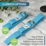 Adjustable Yoga Strap Belt for Stretching & Fitness