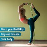 Adjustable Yoga Strap Belt for Stretching & Fitness