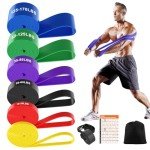 Fokky 6-Level Resistance Bands Set with Door Anchor