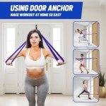 Fokky 6-Level Resistance Bands Set with Door Anchor