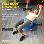 Anti-Burst Exercise Ball for Gym, Yoga, & More
