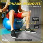 Anti-Burst Exercise Ball for Gym, Yoga, & More