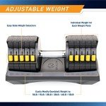 Marcy 6-in-1 Adjustable Dumbbell System - 50lbs