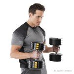 Marcy 6-in-1 Adjustable Dumbbell System - 50lbs