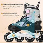 Gonex Adjustable Inline Skates for Kids - Pink