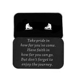 Skater Necklace with Inspirational Jewelry Box Gift