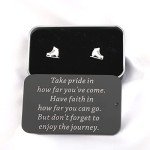 Skater Necklace with Inspirational Jewelry Box Gift