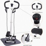 Mini Stepper Machine with Resistance Bands and Monitor