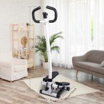 Mini Stepper Machine with Resistance Bands and Monitor