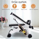 Mini Stepper Machine with Resistance Bands and Monitor