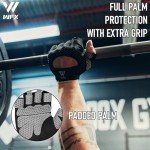 Weight Lifting Gloves with Wrist Support - Black