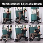 Adjustable Foldable Weight Bench for Full Body Workouts