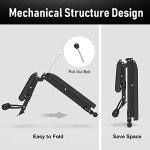 Adjustable Foldable Weight Bench for Full Body Workouts