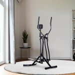 HOMCOM LCD Monitor Air Walker Elliptical Trainer