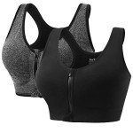 High Impact Wireless Padded Sports Bras for Women
