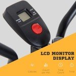 HOMCOM LCD Monitor Air Walker Elliptical Trainer