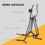 HOMCOM LCD Monitor Air Walker Elliptical Trainer