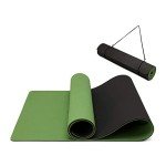 Thick Non-Slip Eco-Friendly Yoga Mat with Strap