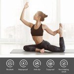 Thick Non-Slip Eco-Friendly Yoga Mat with Strap