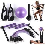 Pilates Reformer Bar Set with Resistance Bands