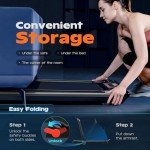 Under Desk Treadmill with LED Display - 3 in 1