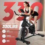Indoor Cycling Exercise Bike with Digital Display