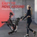 Indoor Cycling Exercise Bike with Digital Display