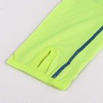 Men's Quarter Zip Active Workout Shirt - Yellow