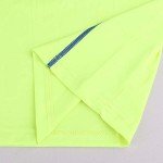 Men's Quarter Zip Active Workout Shirt - Yellow