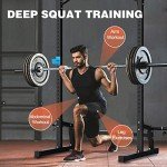Adjustable Squat Rack Power Cage for Home Gym