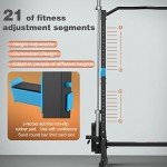Adjustable Squat Rack Power Cage for Home Gym