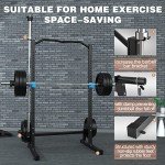 Adjustable Squat Rack Power Cage for Home Gym