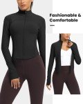 Lightweight Zip-Up Women's Cropped Running Jacket