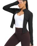 Lightweight Zip-Up Women's Cropped Running Jacket