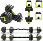 Strongway® 6-in-1 Adjustable Dumbbell and Barbell Set