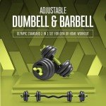 Strongway® 6-in-1 Adjustable Dumbbell and Barbell Set