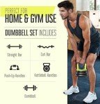 Strongway® 6-in-1 Adjustable Dumbbell and Barbell Set