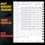 Gorilla Fit Hardback Workout Log Book (128 Workouts)