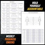 Gorilla Fit Hardback Workout Log Book (128 Workouts)