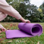 Thick High-Density Yoga Mat with Carry Strap