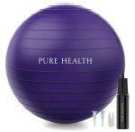 Anti-Burst Pregnancy Yoga Ball with Pump - Purple