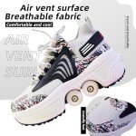 Breathable Double Row Roller Skating Shoes
