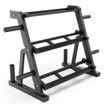 Synergee 3-Tier Dumbbell and Kettlebell Rack