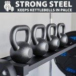 Synergee 3-Tier Dumbbell and Kettlebell Rack