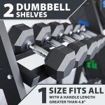 Synergee 3-Tier Dumbbell and Kettlebell Rack