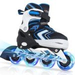Light-Up Adjustable Roller Skates for Kids