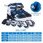 Light-Up Adjustable Roller Skates for Kids